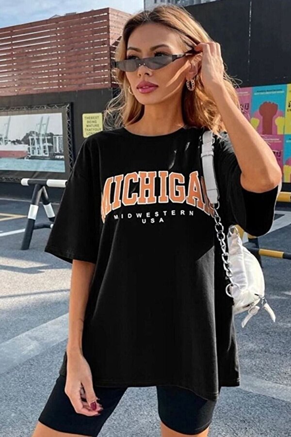 Michigan Tasarım Tshirt - 3 Al 1 Öde
