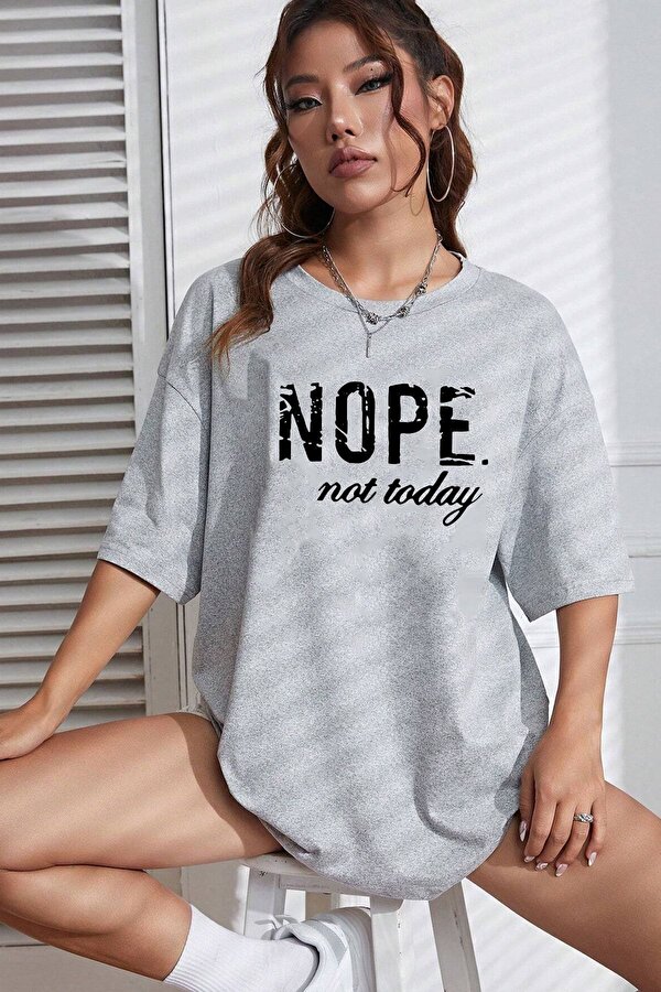 Unisex Not Today Baskılı T-shirt - FLO 3 Al 1 Öde