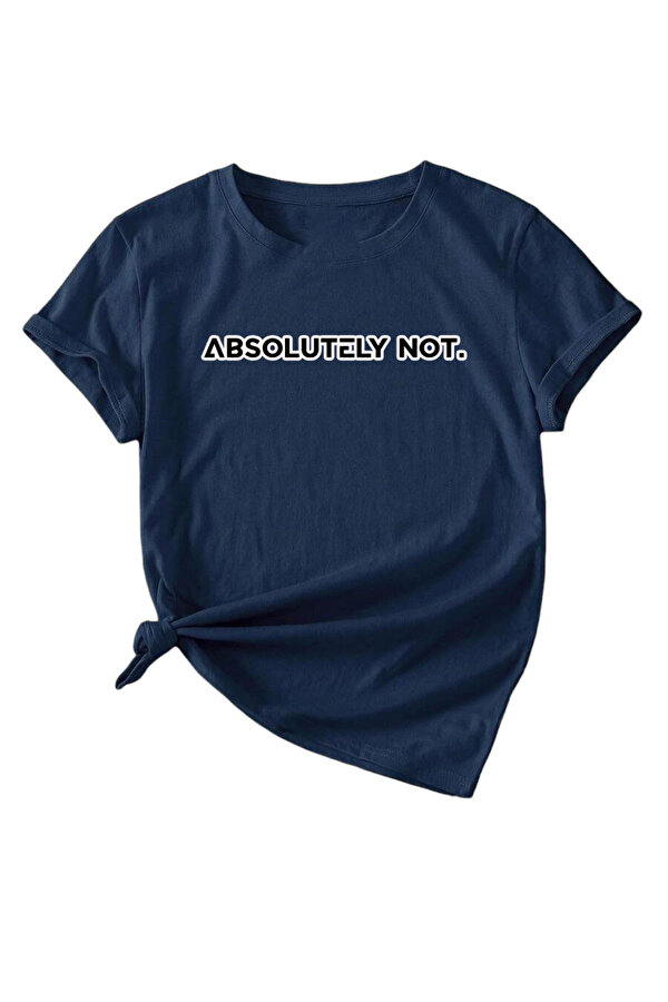 Unisex Kesinlikle Hayır. Tasarım Basklı Tshirt - FLO 3 Al 1 Öde