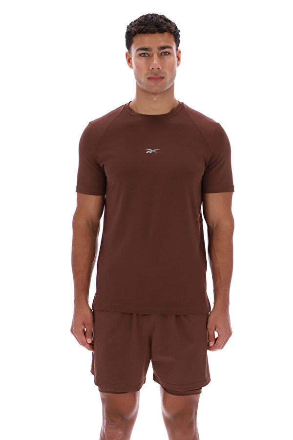 REEBOK Clothing Reebok All Race Run Tee Коричневый 004