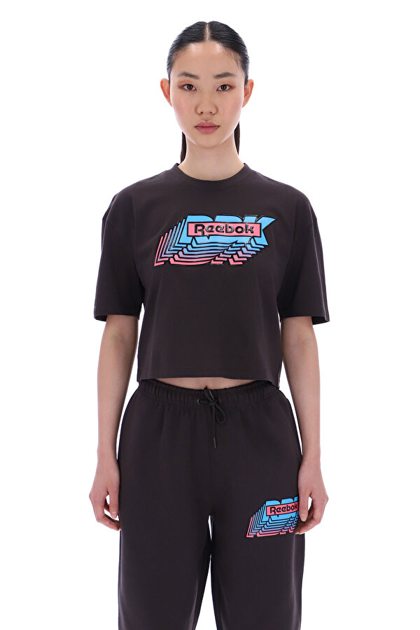 REEBOK Clothing Reebok Patricia 80'S Tee Черный