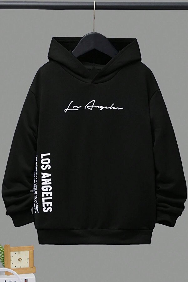 Los Angles Baskılı Erkek - Kız Çocuk Rahat Kalıp Sweatshirt - 3 Al 1 Öde