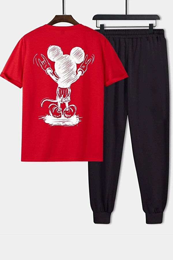 uyguntarz Unisex Usual Suspect Baskılı 2'li Eşofman Takımı