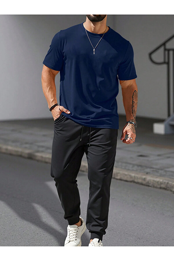 uyguntarz Unisex 2'li California Baskılı Eşofman Takımı