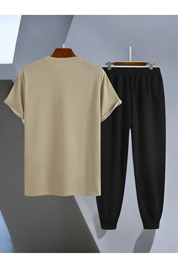 uyguntarz Unisex Yaramazlık Yapan Kediler Tasarım Basklı Tshirt Eşofman Takımı