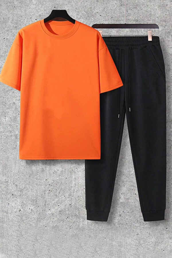 uyguntarz Unisex 2'li Los Angles Baskılı Eşofman Takımı