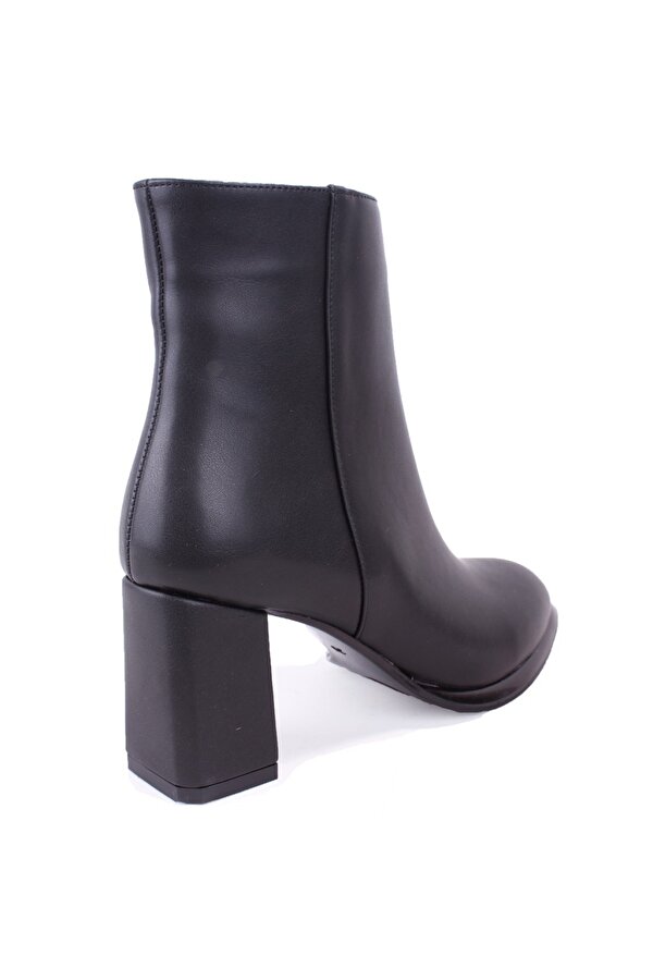 Dagoster DZA07-811501 Siyah Klasik Topuklu Kadın Bot