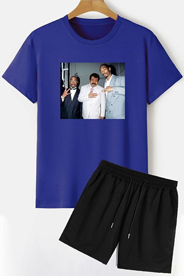 uyguntarz Müslüm Baskılı Şort T-shirt Eşofman Takımı