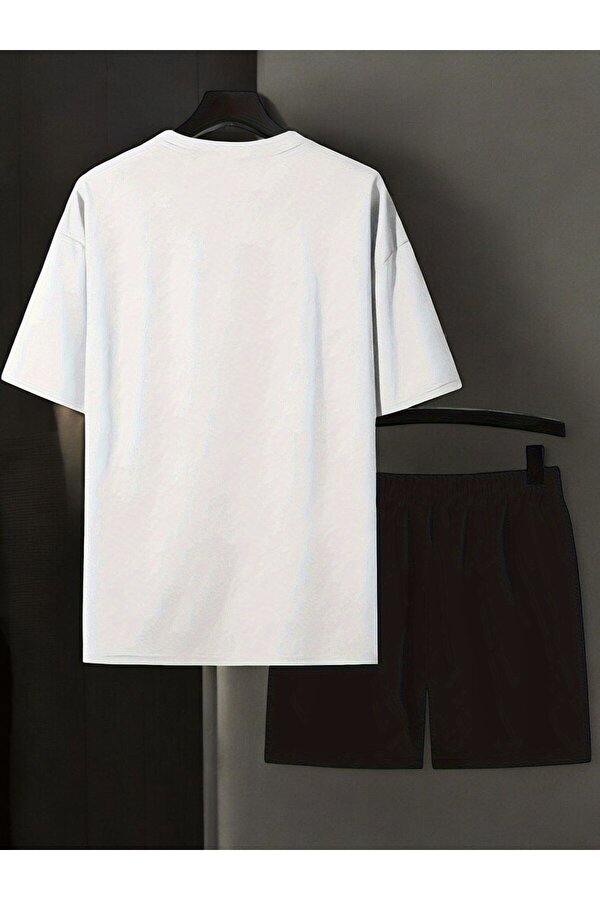 uyguntarz Unisex Happy Cherry Baskılı Tasarım Şort Takım