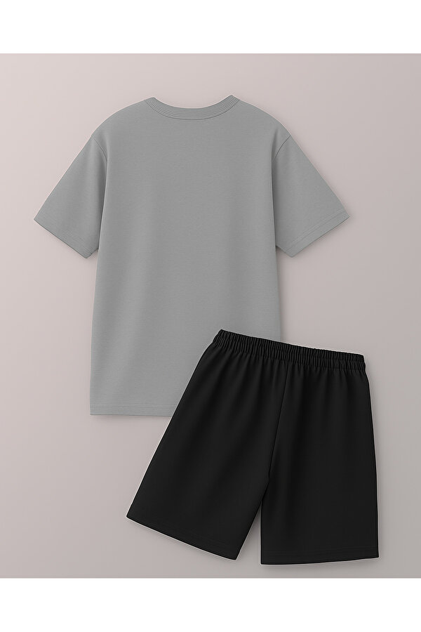 uyguntarz Unisex Mood Baskılı Tasarım Şort Takım