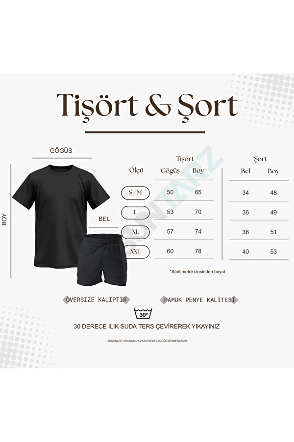 uyguntarz Unisex Pırlantalı Kadın Portresi Tasarım Basklı Tshirt Şort Takımı