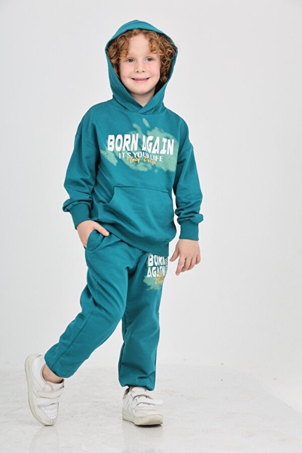 Toontoy Kids Toontoy Erkek Çocuk Born Agaın Baskılı Eşofman Takım