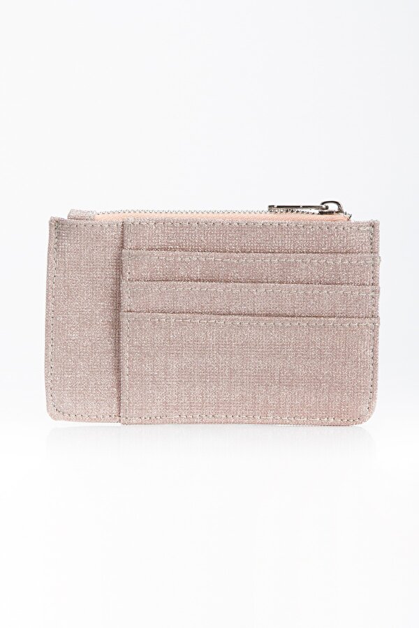 BAHELS Baby Pink Viral Simli Kartlık Cüzdan