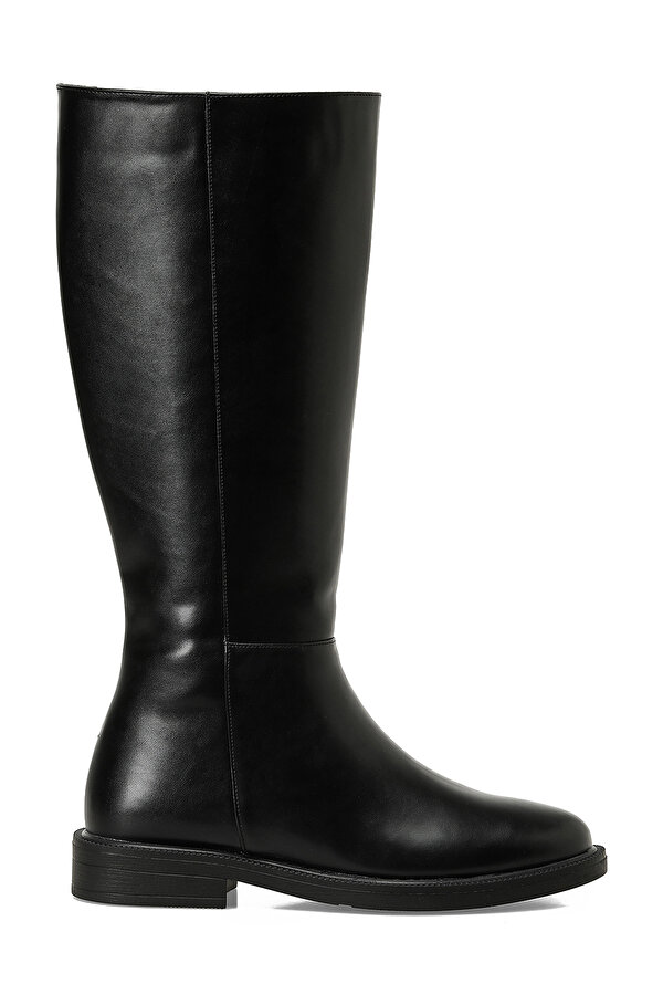 Butigo 25K-7114 5PR Siyah Kadın Düz Çizme