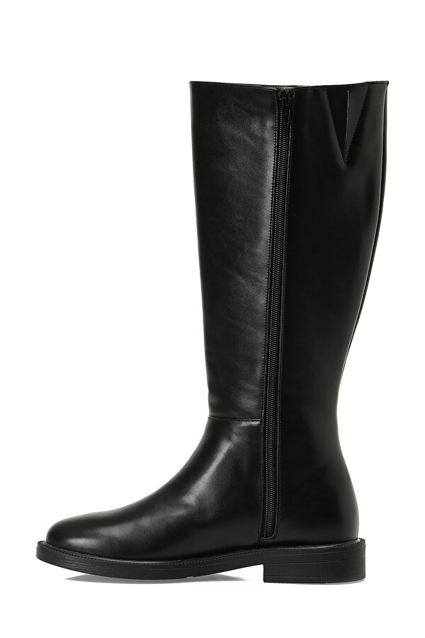 Butigo 25K-7114 5PR Siyah Kadın Düz Çizme