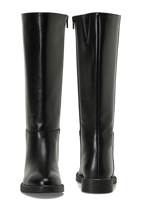 Butigo 25K-7114 5PR Siyah Kadın Düz Çizme