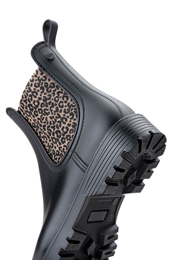 TRAK BASIC LEO Siyah Kadın Yağmur Botu - Görsel 4