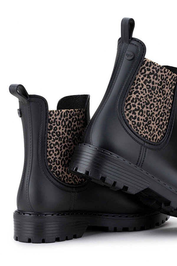 TRAK BASIC LEO Siyah Kadın Yağmur Botu - Görsel 5