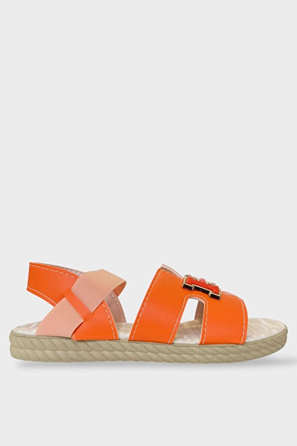 Liger Kadın Önü ve Arkası Açık Yazlık Sandalet TURUNCU