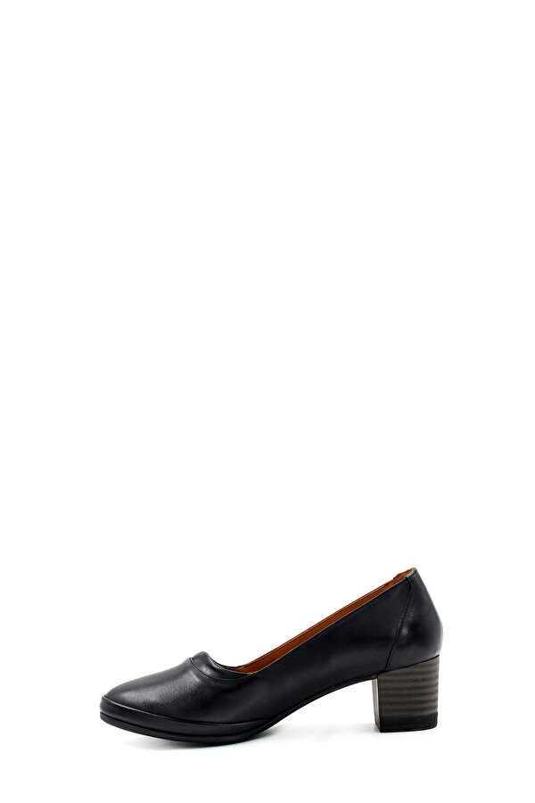 Fast Step Hakiki Deri  Kadın Kalın Topuklu Ayakkabı 411ZA277
