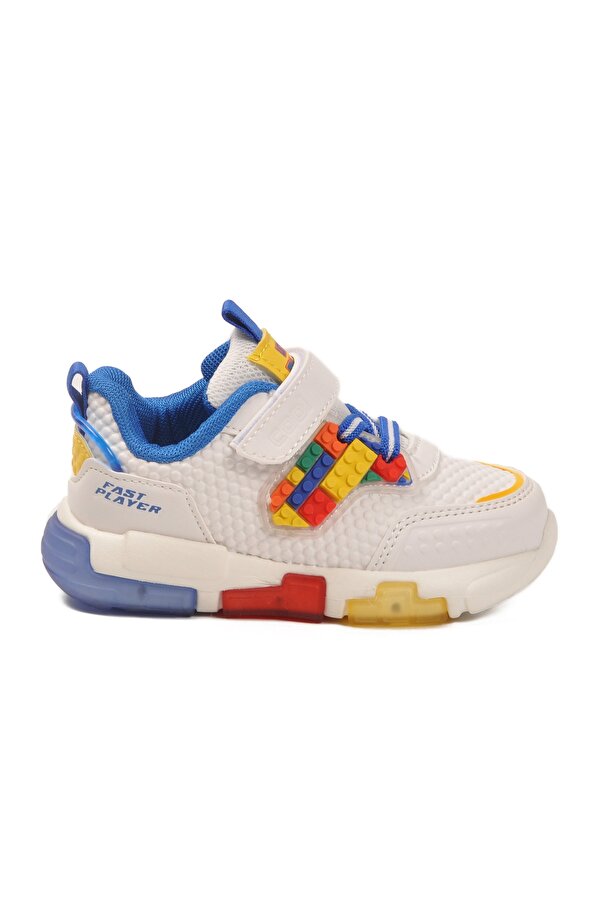 Cool Saks Cırtlı Işıklı Erkek Bebek Spor Ayakkabı