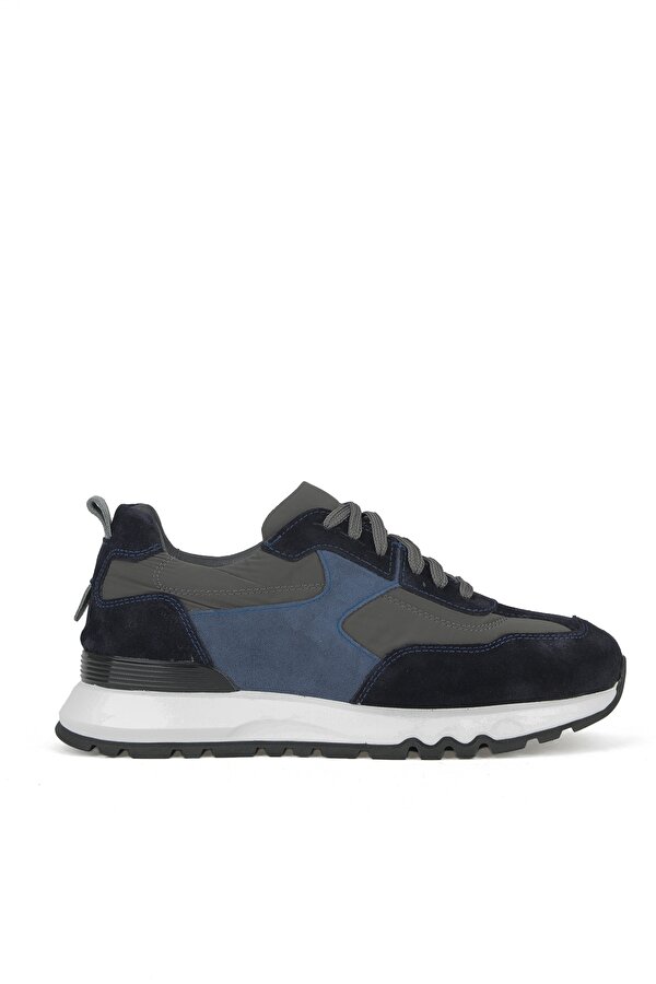 Ziya Erkek Hakiki Deri Sneaker 153983Z2600 Lacivert