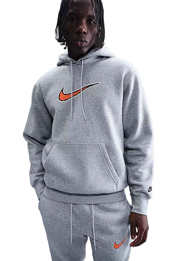 Nike M Nk Club Bb Hdy Neo Vars Серый 017 Мужчина Джемпер