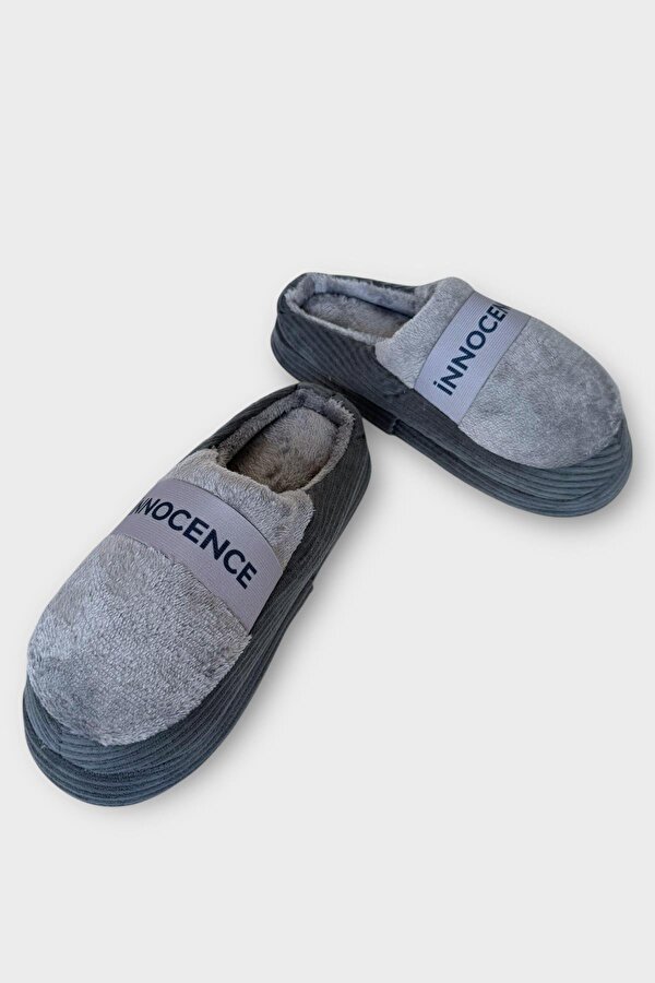 Liger Ultra Hafif Ev Ayakkabısı Kadın Ev Terliği FÜME