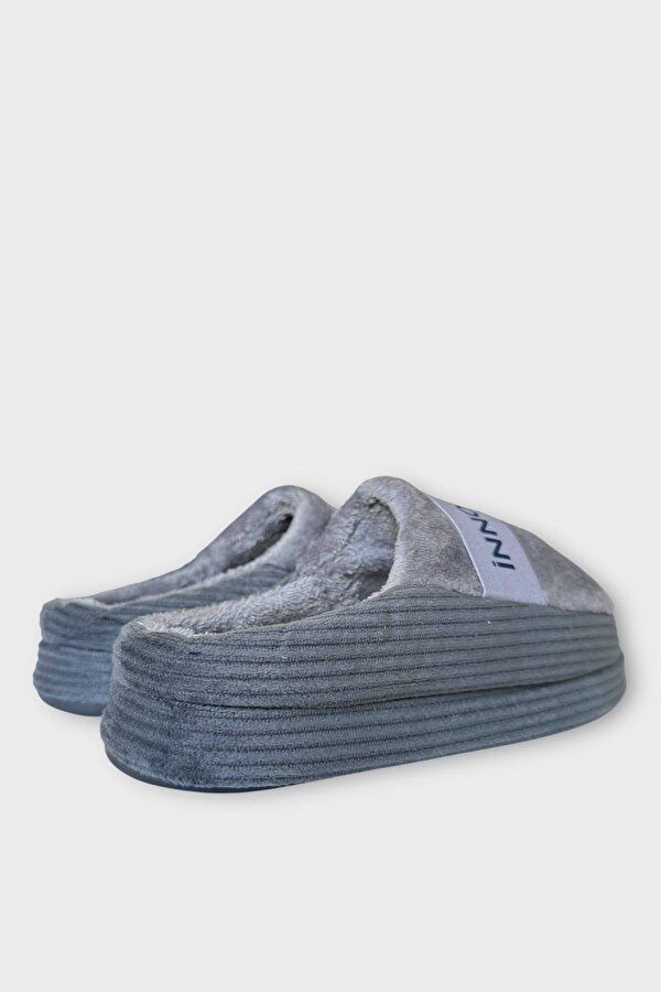 Liger Ultra Hafif Ev Ayakkabısı Kadın Ev Terliği FÜME