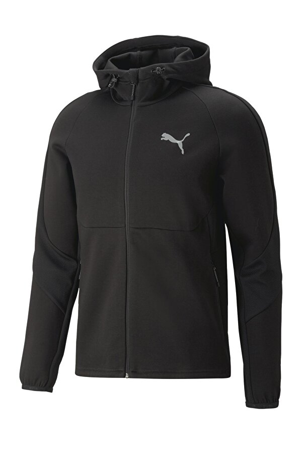 Puma EVOSTRIPE Full-Zip Hoodie BLACK Man 060