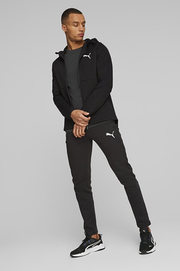 Puma EVOSTRIPE Full-Zip Hoodie BLACK Man 060