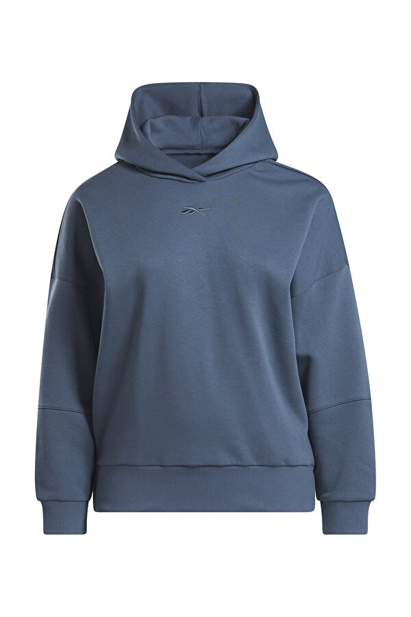 Reebok Lux Oversized Hoodie In Голубой 008 Женщина Толстовка С Капюшоном
