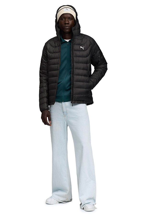 Puma Packlite Hooded Down Jack Siyah Erkek Mont