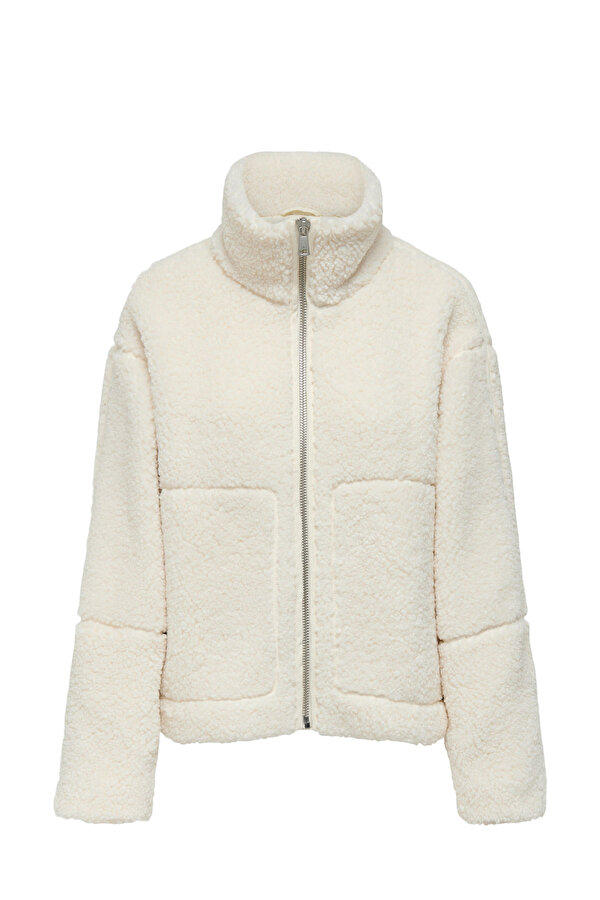 Only ONLASPEN LIFE TEDDY JACKE Bej Kadın Ceket