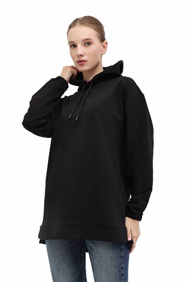 Kinetix WB 17BELL-H 5PR Siyah Kadın Sweatshirt