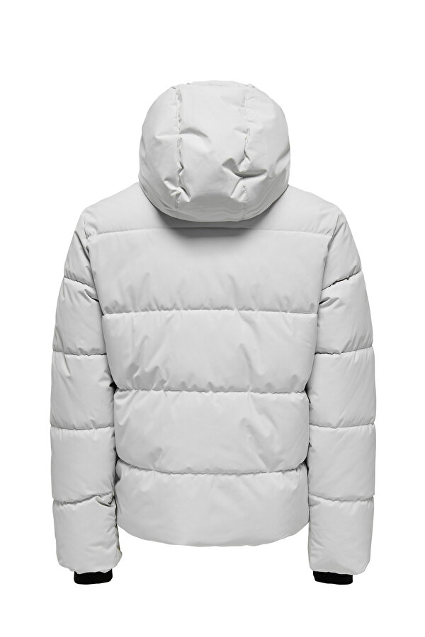 Only&Sons ONSELIJAH PCKT. HOOD JACK Gri Erkek Ceket