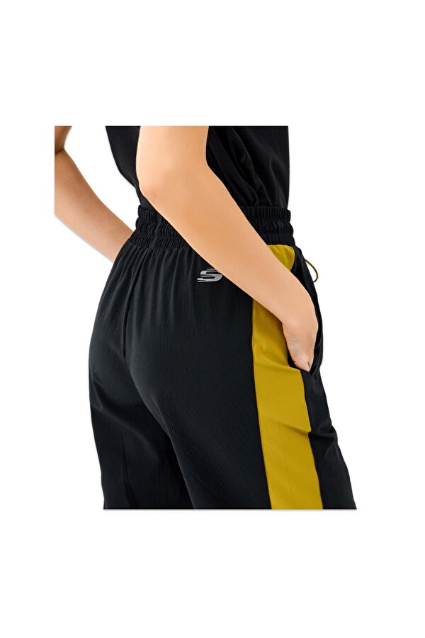 Skechers S2520221 W Color Block Micro Pant Siyah Kadın Pantolon