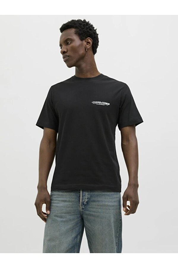 Jack & Jones 12281092 Jcolıdo Chest Tee Ss Crew Neck Fst Erkek T-Shirt