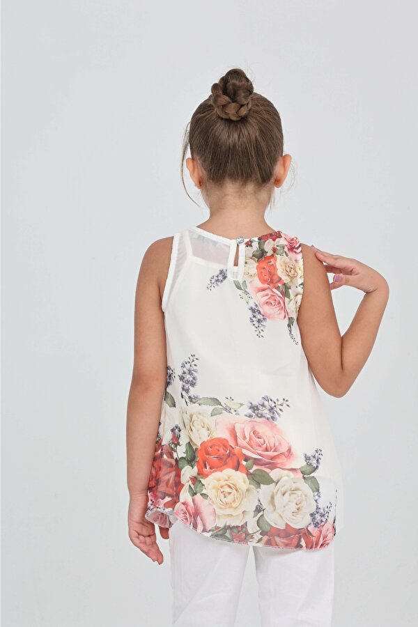 Toontoy Kids Toontoy Kız Çocuk Atlet Most Chic Girl Baskılı