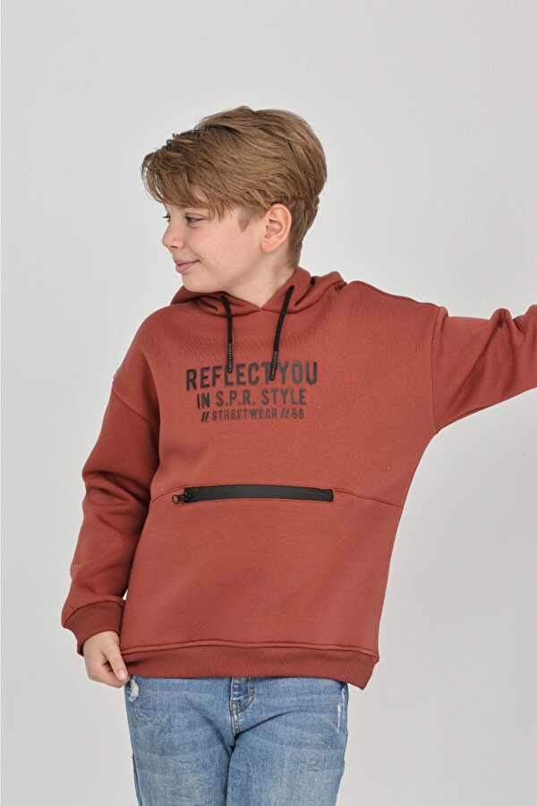 Toontoy Kids Toontoy Erkek Çocuk Reflect You Baskılı Sweatshırt