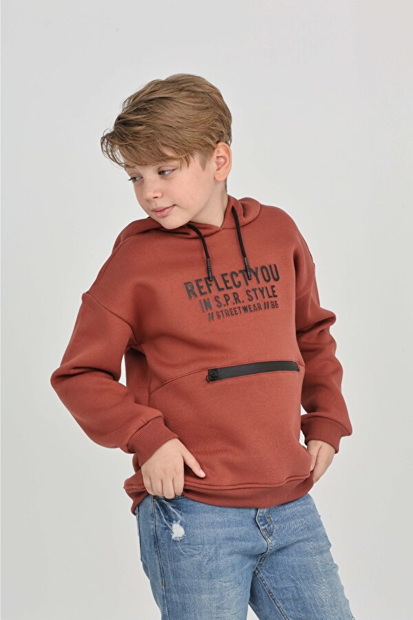 Toontoy Kids Toontoy Erkek Çocuk Reflect You Baskılı Sweatshırt