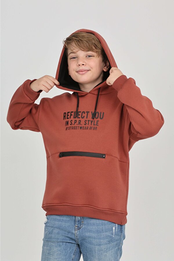 Toontoy Kids Toontoy Erkek Çocuk Reflect You Baskılı Sweatshırt