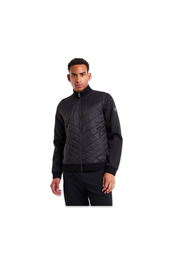 LESCON 25N-1154 Fermuarlı Üst Siyah Erkek Ceket