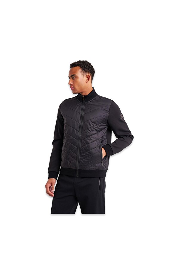 LESCON 25N-1154 Fermuarlı Üst Siyah Erkek Ceket