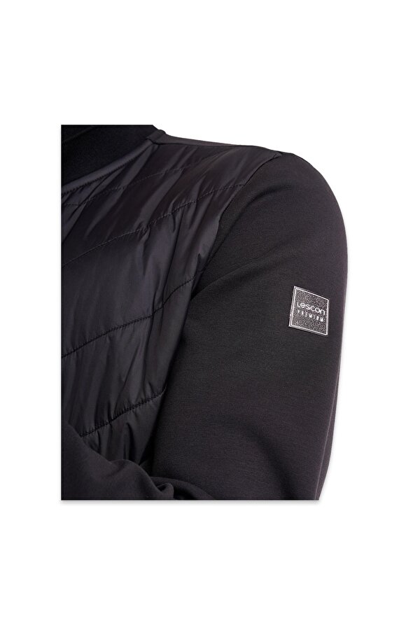 LESCON 25N-1154 Fermuarlı Üst Siyah Erkek Ceket