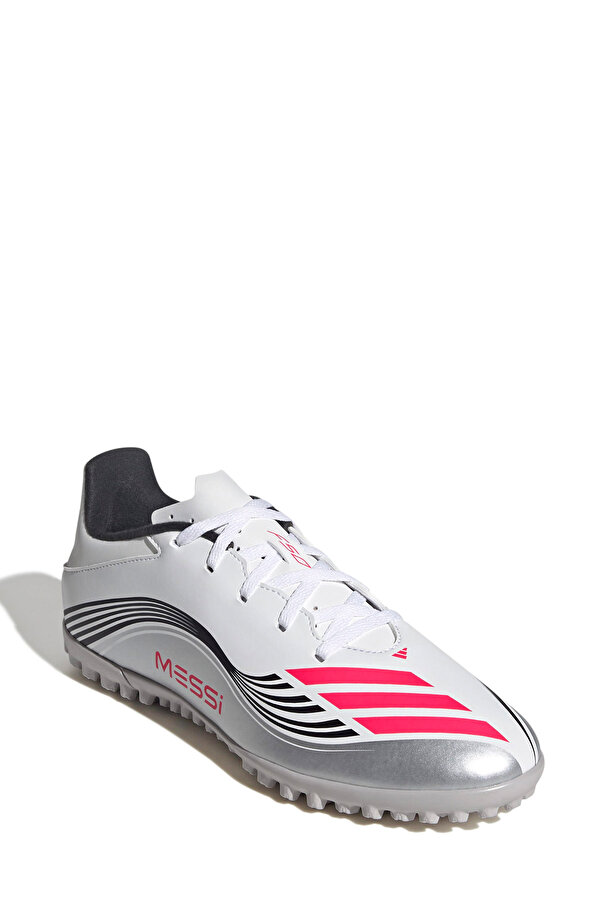 F50 MESSI CLUB TF Beyaz Erkek Krampon - Görsel 3