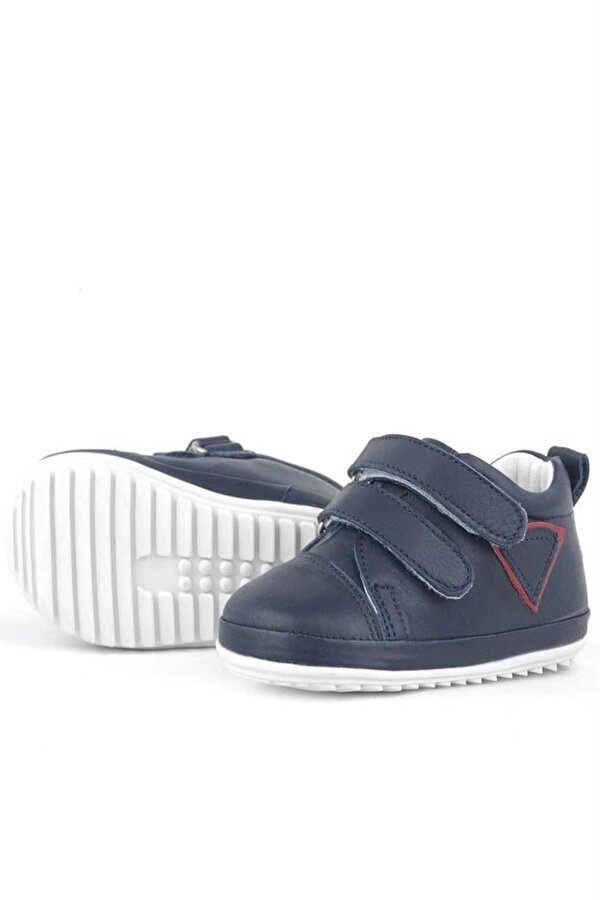 Rakerplus Scrat Hakiki Deri Lacivert İlk Adım Bebek Ayakkabı
