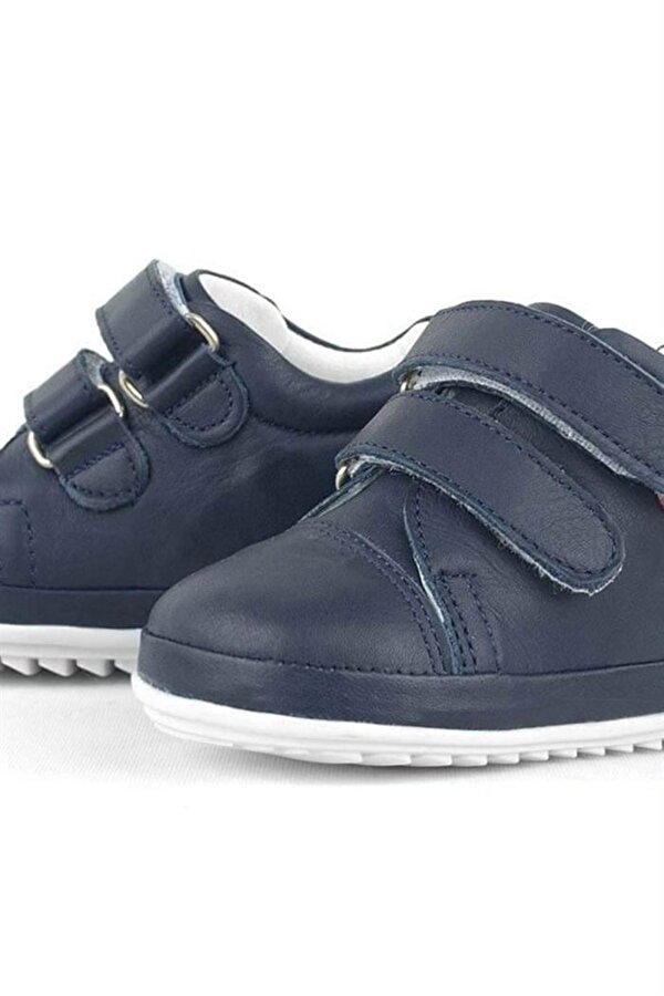 Rakerplus Scrat Hakiki Deri Lacivert İlk Adım Bebek Ayakkabı