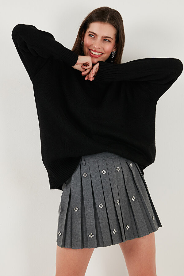 Lela Bayan Kazak 680KZ00469S2 BORDO-SİYAH