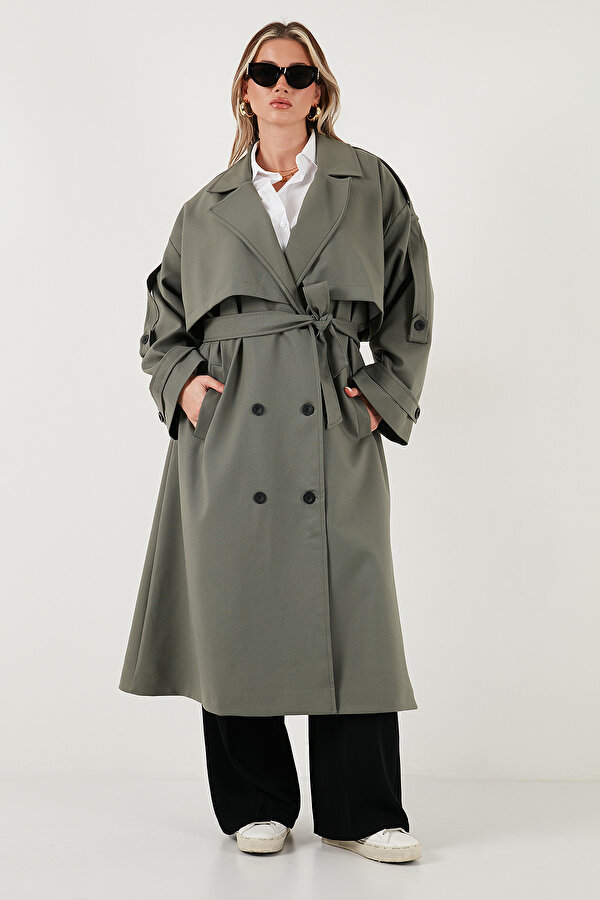 Lela Bayan Trençkot 6839476 HAKİ